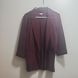 Maurices Deep Burgundy Blazer